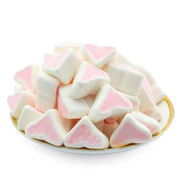 Zhang's Ikala White Heart-Shaped Cotton Candy