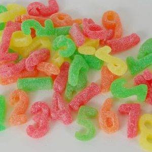 Qi Large Number Gummy Candy