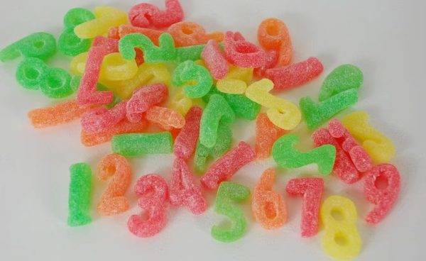 Qi Large Number Gummy Candy